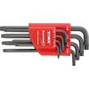 Hex. offset screwdriver set phosphated with drill hole 8-pc.